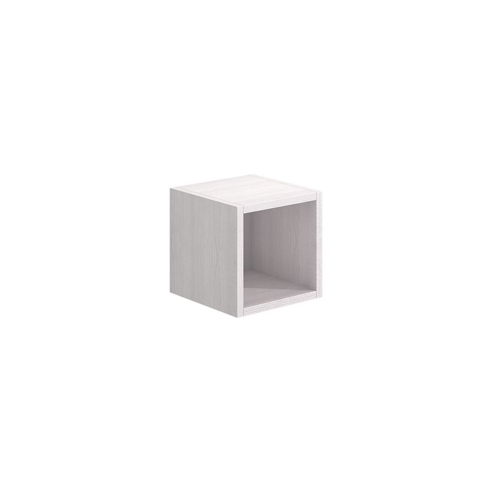 Meyvaser Mueble de salón y TV Conjunto muebles de salón apilable 245 Cm Ancho Color madera y blanco