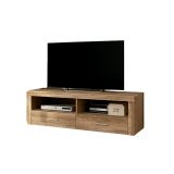 Mueble de Comedor, Mueble Salón, Acabado en Color Cañón, Medidas: 230 cm (Ancho) x 212 cm (Alto) x 41,4 cm (Fondo)